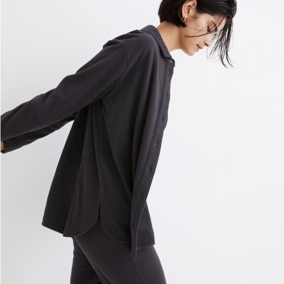 Madewell MWL Fleecelayer Shirt-Jacket M - Picture 10 of 11
